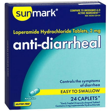  antidiarrhéiques Caplets - 24 ct