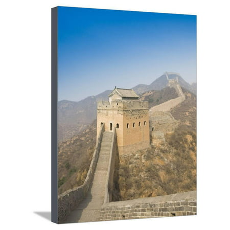 The Great Wall of China, UNESCO World Heritage Site, Jinshanling, China, Asia Stretched Canvas Print Wall
