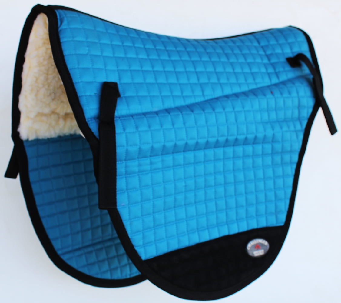 Horse SADDLE PAD Western 26X22 Endurance Fleece Cotton Quilted 39165