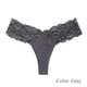 thumbnail image 2 of Gibobby Calzones para mujer sexy Ropa interior de encaje para mujer Bikini de algodón Bragas Hipster Panty Ladies Stretch Sexy Briefs(Gris oscuro,X-CH), 2 of 4