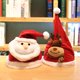 thumbnail image 1 of Fiudx Liquidación De Ahorros De Verano Sombrero Eléctrico Emisor De Sonido, Muñeco De Papá Noel, Juguete De Peluche, Decoración Navideña, Regalo De Navidad, 1 of 7