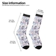 thumbnail image 2 of Fuzoiu Autumn Leaves Print Kids Socks For Boys Girls,Grip Crew Socks with Non Slip,Lightweight Stretch Crew Socks,Toddlers Crew Boot Socks, 2 of 5