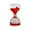 Red, variant on opvise Timer Toy Exquisite Leak-Proof Joyful Moving Drip Oil Hourglass Model for Desktop Pink
