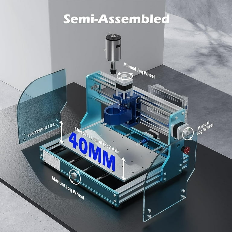 Genmitsu 3018-PROVer V2 CNC Milling Machine, Desktop CNC for