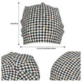 thumbnail image 2 of Naloa Black And White Houndstooth Beanie for Men Women Knitted Unisex Winter Hat Beanies Cap Knit Cuffed Beanies Hats, 2 of 7