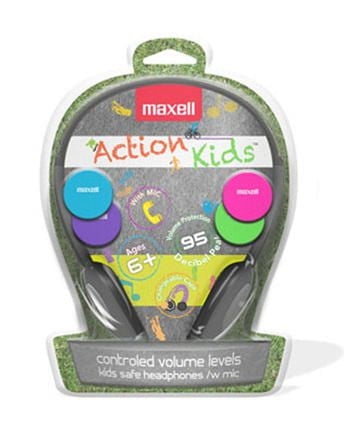 Maxell Action Kids Headphones with Microphone