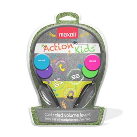 Maxell Action Kids Headphones with Microphone