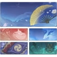 Genshin Impact Mouse Pad Character Name Card Design Mouse Mat Table genshin-impact-mouse-pad-character-name-card-design-mouse-mat-table