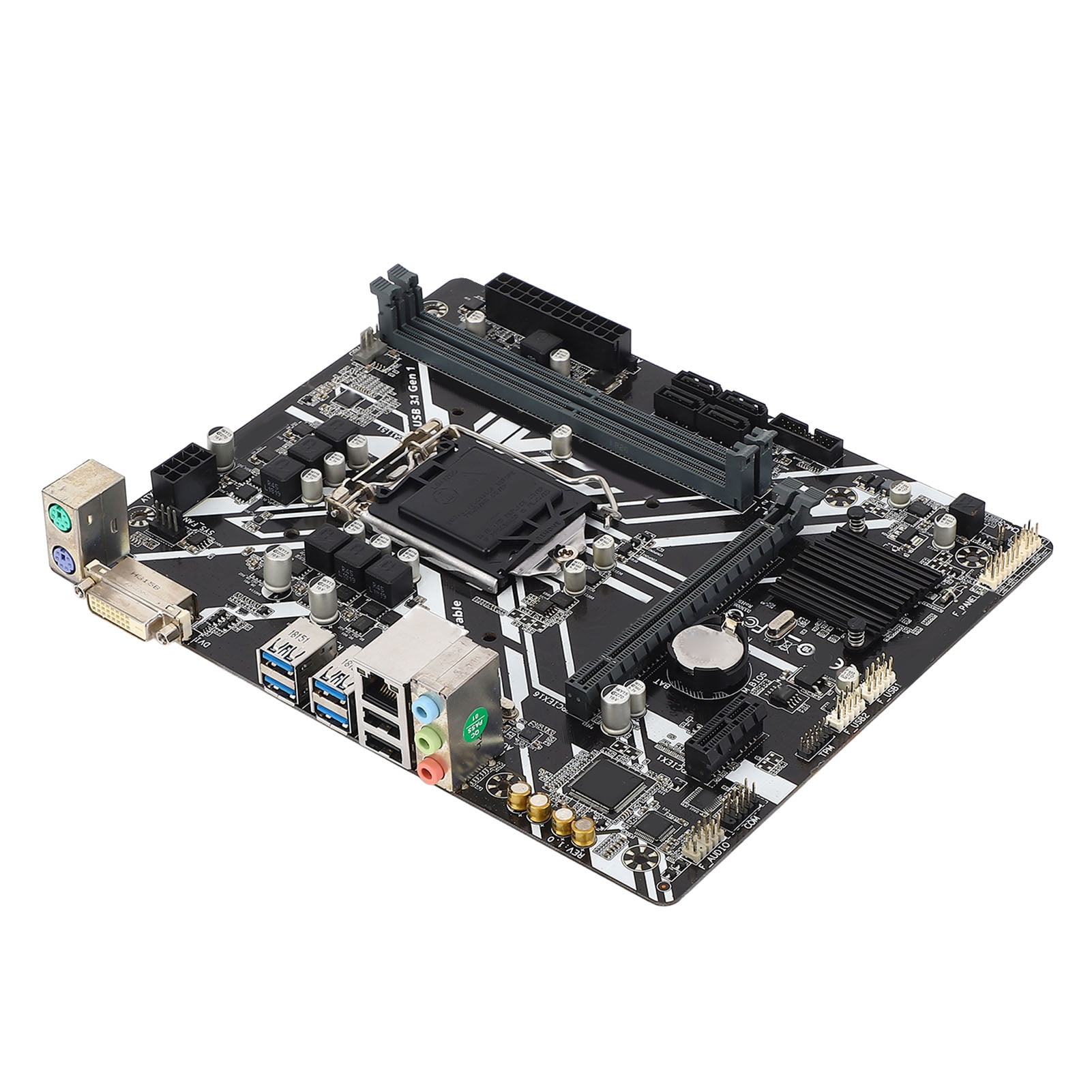 Motherboard, Desktop Computer Motherboard 4xSerial ATA III M ATX for Gaming