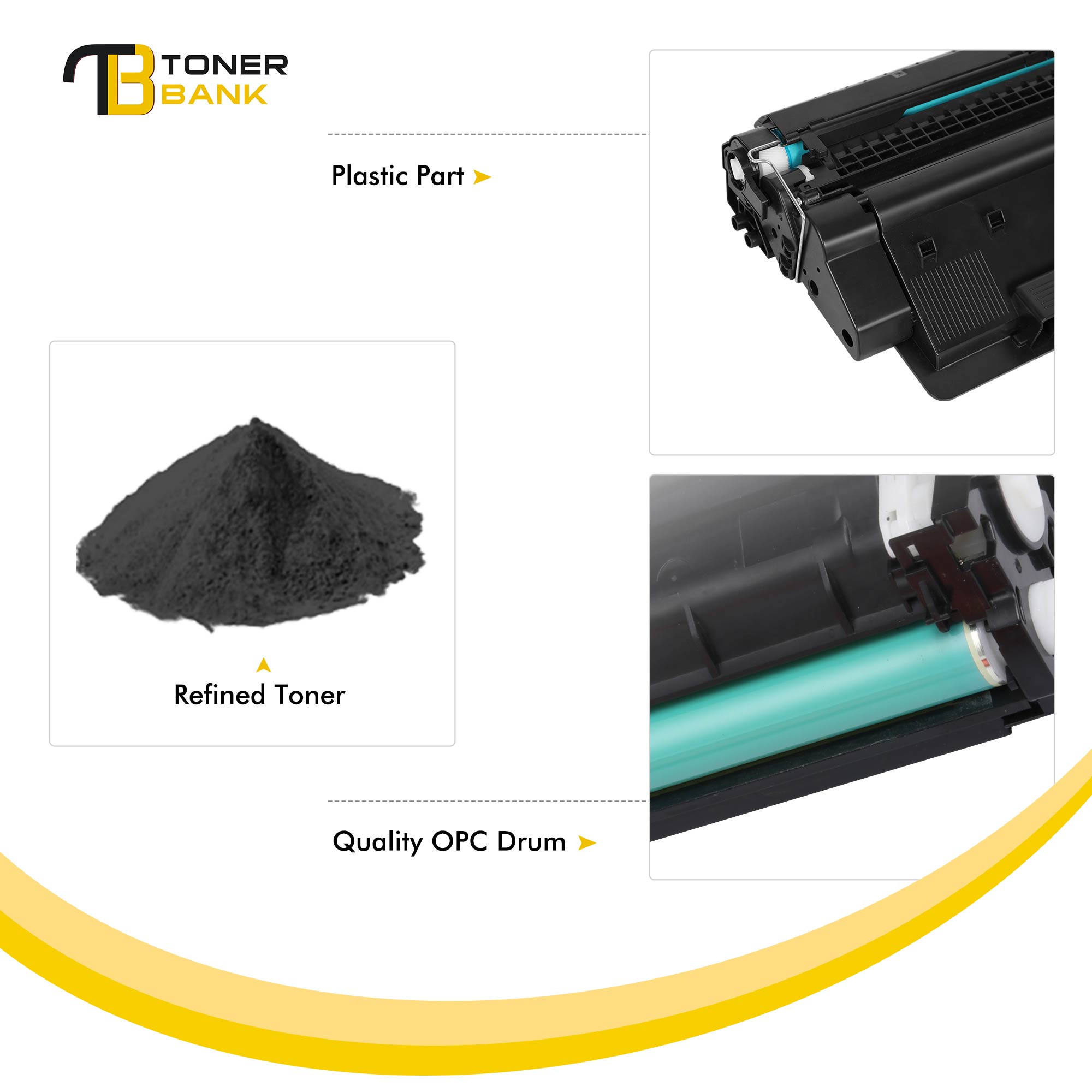 Toner Bank Compatible Toner for HP CF214X 14X HP LaserJet Enterprise MFP M725dn M725f M725z M725z M712n M712dn M712xh Printer Ink Black, 5-Pack - image 5 of 9