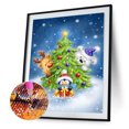 thumbnail image 1 of Cuadros Decorativos Kit de diamantes de imitación de taladro redondo completo de animales de Navidad de pintura de diamantes (LD656) Sywqhk Nuevos Originales, 1 of 1