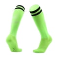 thumbnail image 2 of Ettsollp 1 Pair Knee High Striped Football Socks Anti-slip Moisture Wicking Stretch Kids Youth Athletic Sports Soccer Compression Cushion High Tube Stockings, 2 of 8