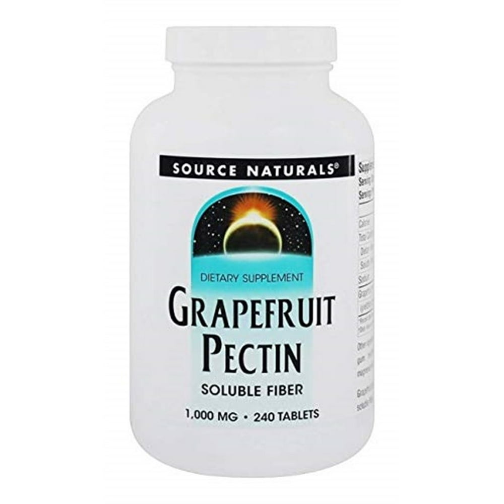 Source Naturals Grapefruit Pectin 1000 mg 240 Tablet