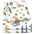 thumbnail image 4 of Kids Classic Printed Microfiber Sheet Sets, Ultra Soft Fitted Sheets with Straps - Wild Safari Animals, Twin Size, 4 of 5