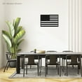 thumbnail image 3 of Classic Clean American Flag Design - Laser Cut Metal Decorative Home Decor Wall Hanging Accent Sign, 3 of 6