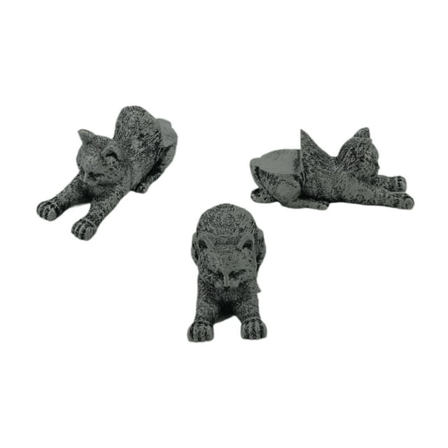 Soporte para Plantas 3 Piezas Shamjiam Pies para Macetas de Resina Gato Perezoso