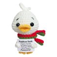 thumbnail image 1 of Dato Crochet Con Tarjeta Positiva Duck Pato Positivo Cumpleaños Naves Lana Hecha A Mano, 1 of 8