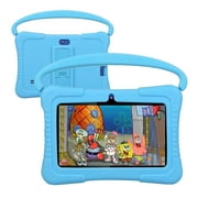 Kids Tablet, 7 inch Android Tablet for Kids 32GB Toddler Tablet with Bluetooth, WiFi, GMS, Parental Control, Dual Camera, Shockproof Case, Educational, Games