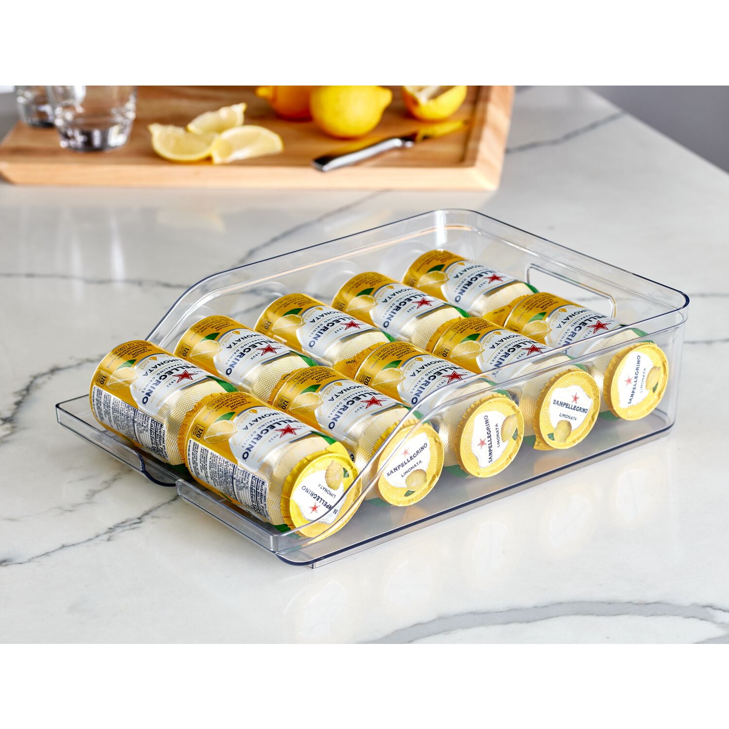 iDesign Clear BPA-Free Plastic Crisp Beverage Holder