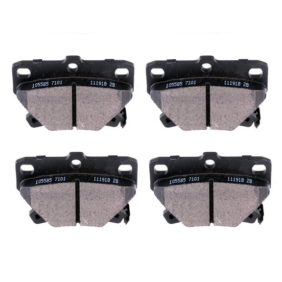 CCIYU Professional Ceramic Disc Rear Pads Set fit for 2003-2006 for Pontiac Vibe ,2000-2005 for Toyota Celica ,2005-2006 for Toyota Corolla ,2003-2007 for Toyota Matrix