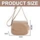 thumbnail image 2 of Nuevo bolso de textura decorativa, bolso de hombro de cuero artificial de temperamento simple, bolso de mano para uso diario, 2 of 5