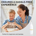 thumbnail image 2 of Milk Frother Handheld Mini Drink Mixer and Coffee Blender Frother for Coffee Bar Accessories LatteCappuccino B, 2 of 6