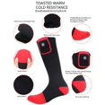 thumbnail image 4 of Sun Will Heated Socks Men Women Battery Sock for Cold Feet Thermal Electric Socks for Camping Winter Footwarmers, 4 of 7