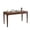 Walnut, variant on Resenkose Mid Century Solid Wood Writing Desk, Smooth Edge Computer Desk with Drawers for Home Office and Small Spaces, Natural Wood