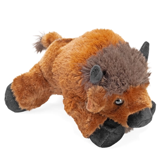 Wild Republic Bison Plush, Stuffed Animal, Plush Toy, Gifts for Kids, Hug’Ems 7 Inches