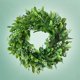 thumbnail image 3 of 11,81 ''guirnalda Artificial de eucaliptus para la puerta frontal de primavera para la pared con hojas verdes Jardín de eucaliptus Sunnimix Corona colgante de puerta principal, 3 of 8