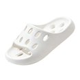 thumbnail image 2 of Quick Dry EVA Bathroom Slippers Non Slip Shower Shoes with Vented Holes Thick Sole Arch Support Breathable House Sandals for Men Women Indoor Outdoor Beach Pool (White, 40), 2 of 6