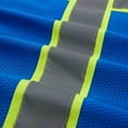 thumbnail image 3 of 3C Products Non-ANSI/ISEA 107-2015 Class 2 Royal Blue Ultra Soft Mesh Surveyor Safety Vest w/ Multi-Pockets, Mic Tabs and Pen Holder - SV2510-XL, 3 of 8