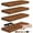 Walnut, variant on Floating Shelves for Wall, Bathroom Shelves Wall Mounted for Kitchen, Bedroom, Bathroom Storage Over Toilet, Hanging Book Shelf for ï¼·all Home Decor Living Room (Walnut, 3 Pack)