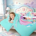 thumbnail image 3 of Manfei Cute Adorable Axolotl Twin Comforter Sets,Kawaii Animals Pattern Bedding Set,Colorful Stars Reversible,2-Piece,1 Comforter and 1 Pillowcase, 3 of 7