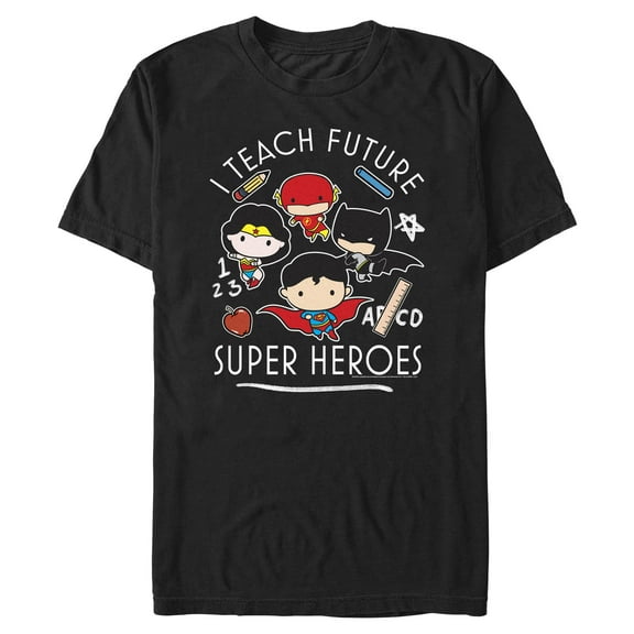 Men's Justice League I Teach Future Super Heroes  Graphic T-Shirt