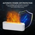 thumbnail image 5 of Essential Oil Diffuser, Fireplace Fire Flame Aromatherapy Diffuser, 150ml Ultrasonic Cool Mist Humidifier, Scent Aroma Diffuser with 7 Colors Light, Timer & Auto-Off for Home, Room (White), 5 of 7