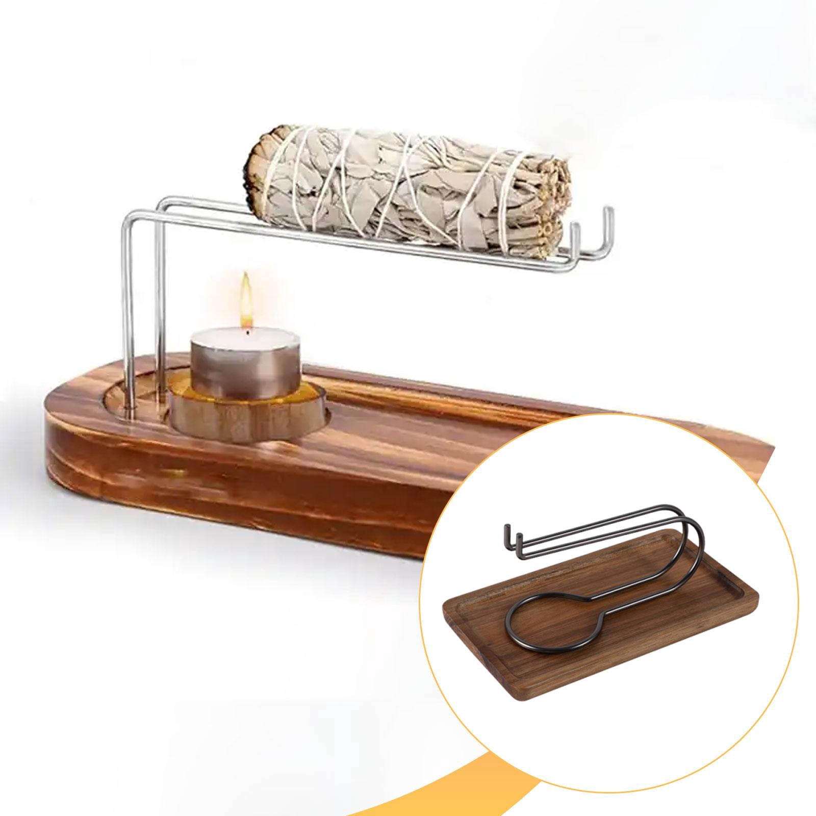 WLPZXP Incense Burner Holder Gift Palo Santo Holder for Housewarming Desktop Office Gray