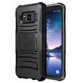 thumbnail image 2 of Galaxy 8 Case, Dual Layers [Combo Holster] And Built-In Kickstand Bundled with Hybird Shockproof And Circlemalls Stylus Pen (Black), 2 of 2