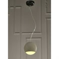 thumbnail image 3 of 7" Round Silver Ceiling Pendant Lamp, 3 of 3