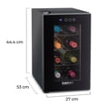 thumbnail image 4 of Cuisinart CWC-800CEN Bodega de vino de reserva privada de 8 botellas, color negro, 4 of 5