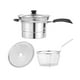 thumbnail image 5 of Sartén para freidora, olla para freír, utensilios de cocina multiusos, herramienta de cocina con mango, 5 of 9