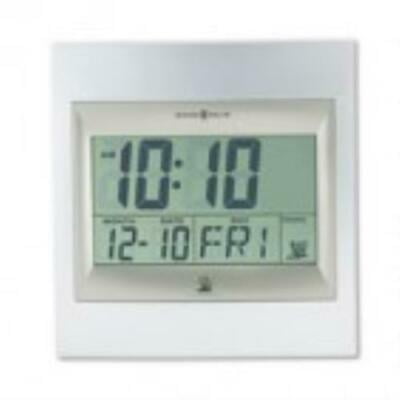 Howard Miller Techtime Ii Radio Controlled Lcd Wall Table Alarm Clock 8 3 4 W X 1 D 9 H Com Howard Miller Techtime Ii Radio, Howard Miller Alarm Clocks
