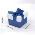 thumbnail image 3 of QIQUWOHUL Jewelry Storage Case Square Necklace Bracelet Holder Gift Box Jewellery Package Accessories, 3 of 9