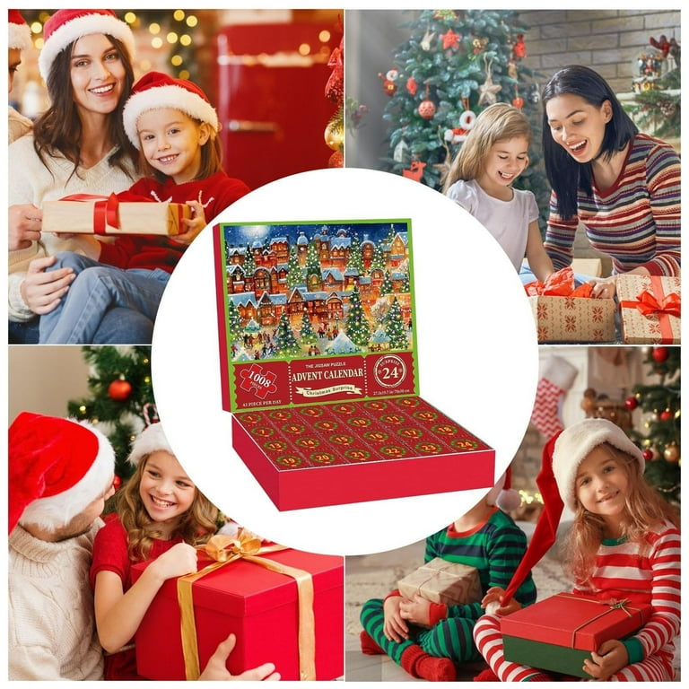 QAZXD Clearence Christmas Gift Birthday Gifts Christmas Advent Calendar  Puzzle 1008 Pieces, Christmas Countdown Puzzle Toy, Kids Christmas Gift  Birthday Gift Valentines Day Gifts - Walmart.com