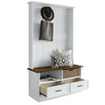 thumbnail image 6 of Castle Place Contemporary Hall Tree with Storage Cabinet, White, 6 of 7