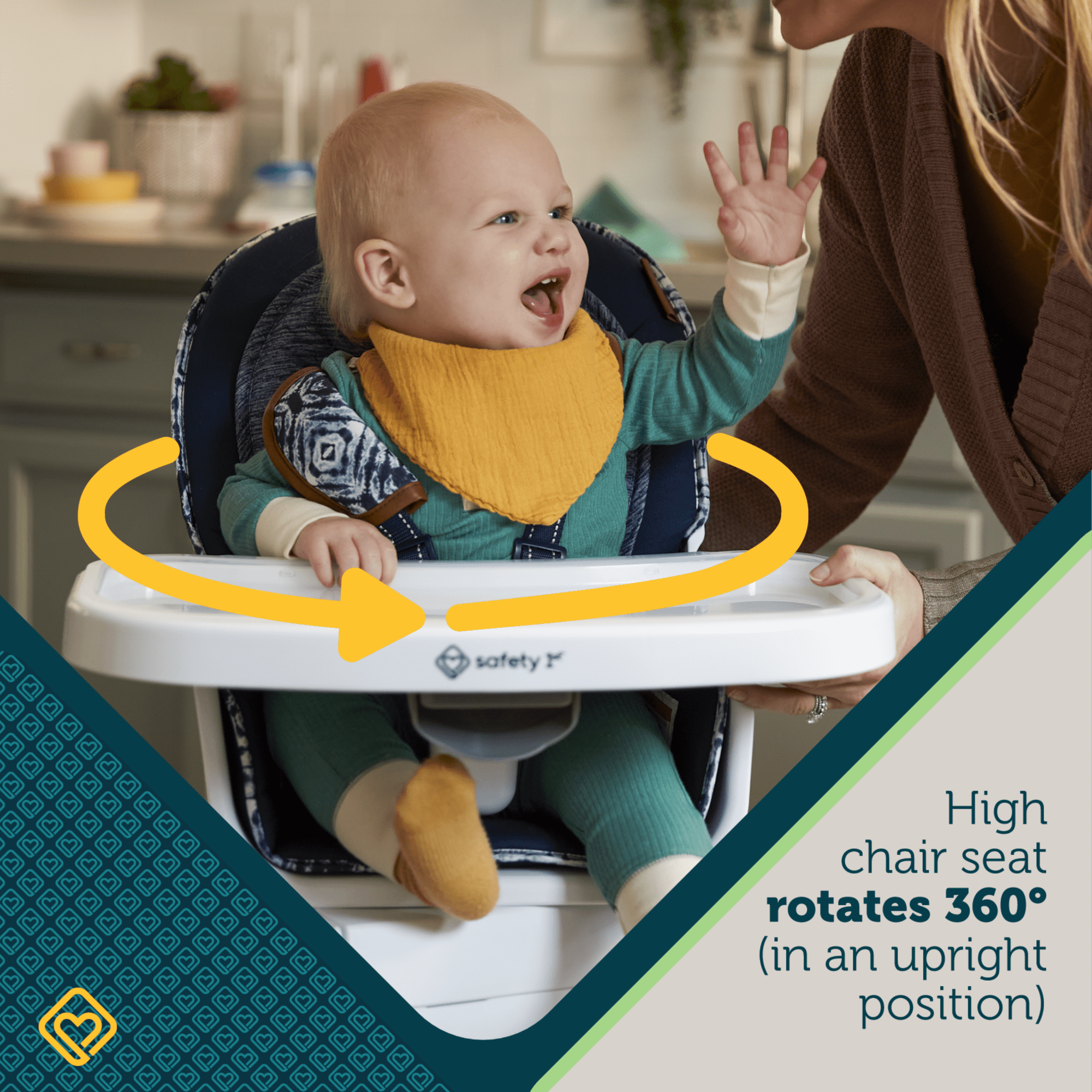 Safety 1st Grow and Go Rotating High Chair