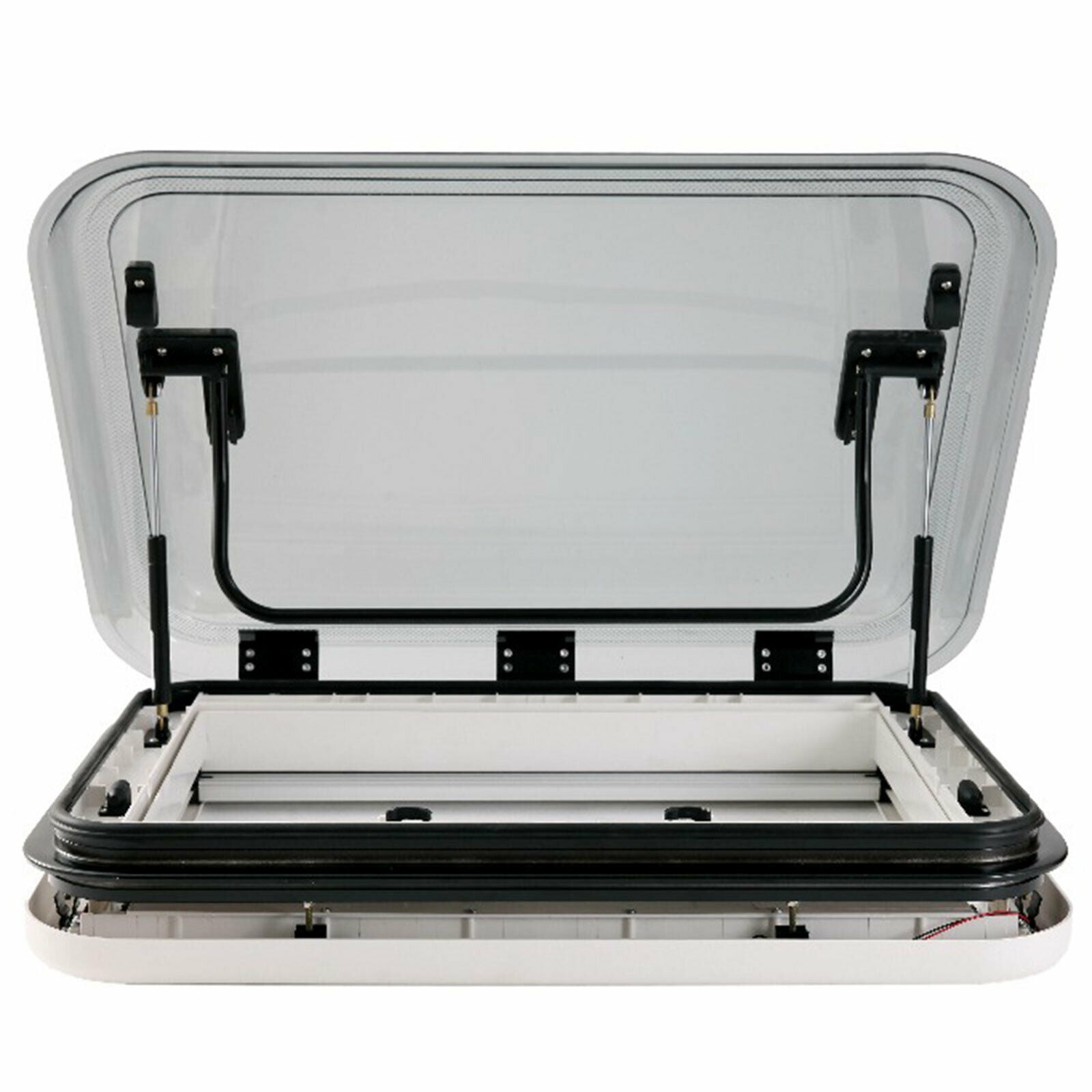 Caravan RV Skylight Roof Vent Hatch 700 x 500 Anti-UV Cover W/ LED Light