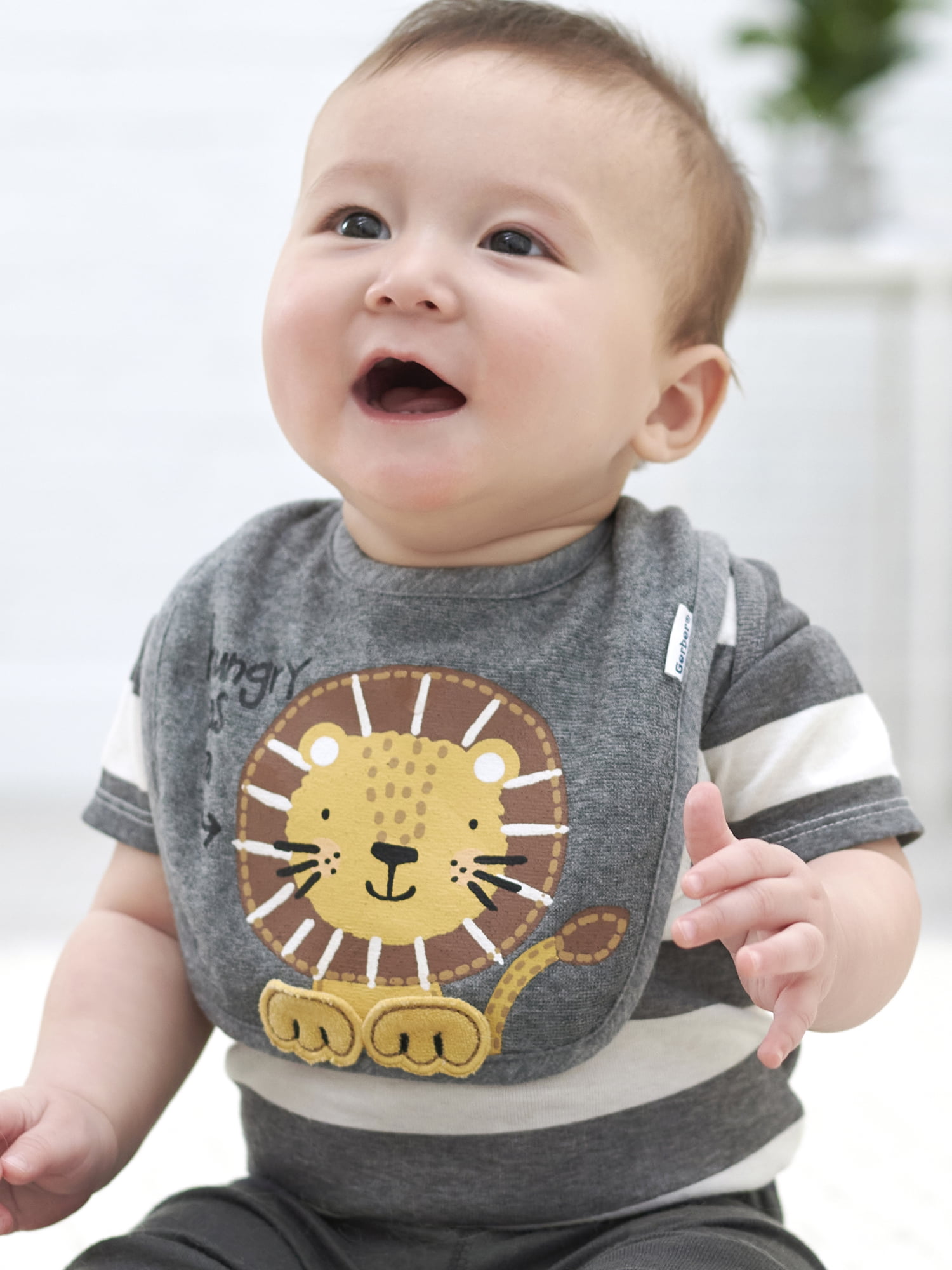 Gerber Baby Boy Bibs & Burp Cloth Bundle, 6-Piece, One Size