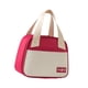 thumbnail image 3 of Bolsa térmica para alimentos fríos y calientes, bolsa térmica, bolsa de mano térmica, borgoña, 3 of 9