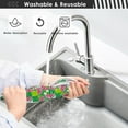 thumbnail image 6 of Coolnut Summer Watermelon Pink Sink Splash Guard for Faucet 2 Packs Faucet Absorbent Mats, Cartoon Fruits Faucet Handle Drip Catcher Quickly Drying Mat for Kitchen Counter Bathroom, 14.9"x5.5", 6 of 7